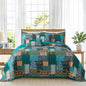 BEDIFANY Cotton King Size Quilt Sets, Lightweight King Quilt Bedding Set