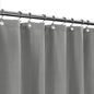 Barossa Design Waffle Weave White Shower Curtain Hotel, Standard Size