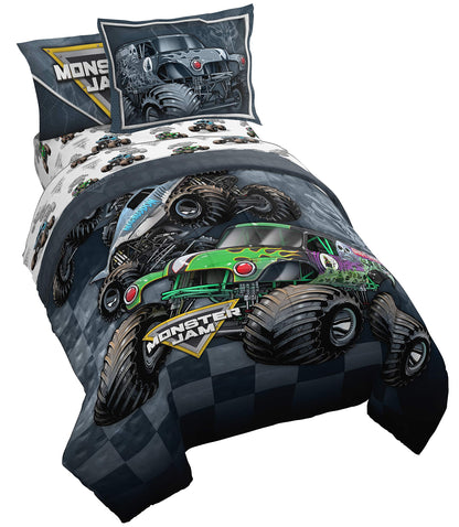 KPOP Demon Hunters Twin Comforter Set 5 Piece Kids Cartoon Bedding, Purple