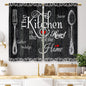 Teal Farmhouse Daisy Kitchen Curtains Wooden Flower Small Short Cafe Window Curtains Rustic Floral Butterfly Country Bathroom Drapes Treatment Tier Curtains 2 Panels (27.5x39 Inch)