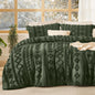 Bedsure Tufted Boho Comforter Set King, Bedroom Decor Bedding Set Beige