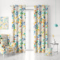 Botanical Green Plant Blackout Curtains 2 Panels 52Wx84L Inch