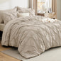 Bedsure 7-Piece King Size Comforter Set & Sheets, Grey King Bedding