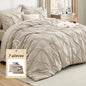 Bedsure 7-Piece King Size Comforter Set & Sheets, Grey King Bedding