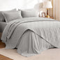 Love's cabin Quilts for Queen Bed Blue Bedspreads - Soft Bed Summer Lightweight Bedspread Comforter - Modern Style Coin Pattern Coverlet for All Season - 3 Pieces (1 Quilt, 2 Pillow Shams)