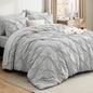 Bedsure 7-Piece Queen Bedding Comforter Set & Sheet Set, Grey Bed in a Bag