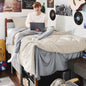 Bedsure Bed in a Bag Full Reversible Bed Set 7 Pieces Grey/Light Grey