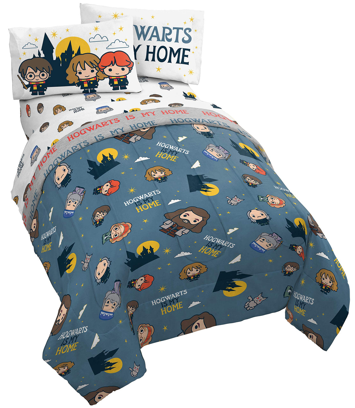 Marvel Spiderman Full Size Comforter Set 5 Piece Kids Bedding, Multi
