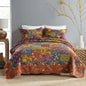 Secgo Queen Comforter Set for Bed - 100% Cotton Quilts Queen Size, Green, Sage Bedspreads (90 * 98 Inch) with 2 Pillow Shams, Patchwork Reversible Lightweight Bedding