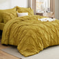 Bedsure 7-Piece King Size Comforter Set & Sheets, Olive Green King Bedding