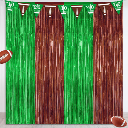 2 Pack Glitter Pink Backdrop, 3.28 FT x 7.05 FT Birthday Party Decorations, Laser Pink Fringe Curtains Foil Streamer Tinsel, Pink Curtains Photo Backdrop Happy Birthday Valentines Day Backdrop
