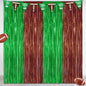 2 Pack Glitter Pink Backdrop, 3.28 FT x 7.05 FT Birthday Party Decorations, Laser Pink Fringe Curtains Foil Streamer Tinsel, Pink Curtains Photo Backdrop Happy Birthday Valentines Day Backdrop