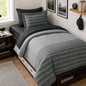 Monbix Full Size Comforter Sets - 7 Pieces Bed in a Bag Full Bedding Set