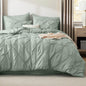 Bedsure 7-Piece Queen Bedding Comforter Set & Sheet Set, Grey Bed in a Bag