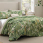 Bedsure Floral Queen Comforter Set, White Soft & Fluffy Fall Bedding 3 Pcs
