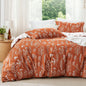 Bedsure Floral Comforter Set Cute Bedding Set Queen Reversible Sage Green