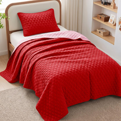 Exclusivo Mezcla Reversible Full Queen Quilt Bedding Set, Grey