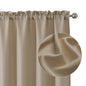 Chyhomenyc 2 Panels White Kitchen Curtains 36 Inch Length Tier Curtain
