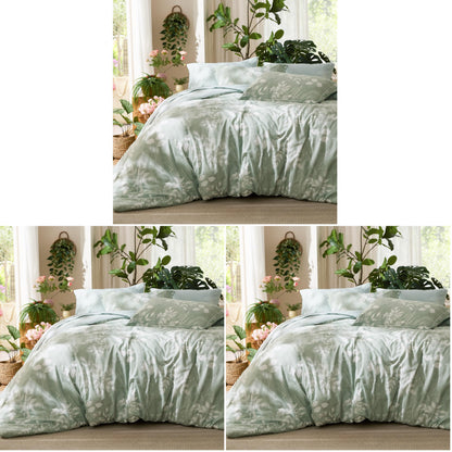 Bedsure Sage Green Queen Comforter Set, Floral Bedding Sets, 7 Piece