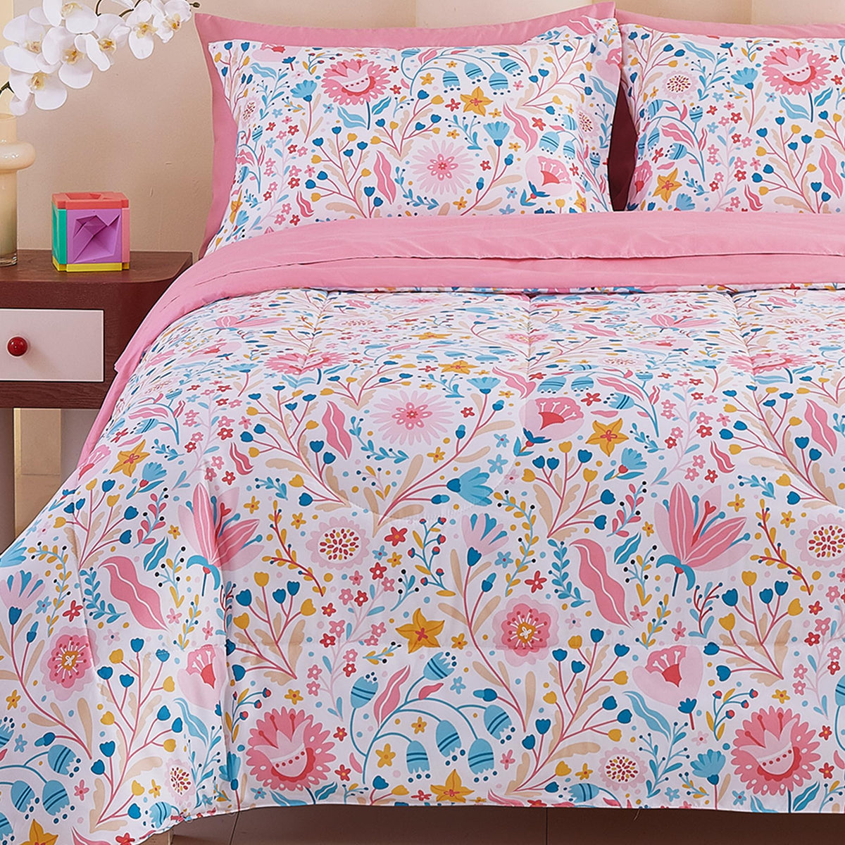 Viviland Kids Twin Bedding Sets, Boys Comforter, Cow Print