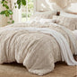 Bedsure Tufted Boho Comforter Set Queen, Bedroom Decor Bedding Set Beige