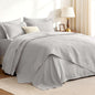 Love's cabin Quilts for Queen Bed Blue Bedspreads - Soft Bed Summer Lightweight Bedspread Comforter - Modern Style Coin Pattern Coverlet for All Season - 3 Pieces (1 Quilt, 2 Pillow Shams)