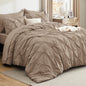 Bedsure 7-Piece King Size Comforter Set & Sheets, Olive Green King Bedding