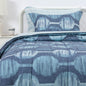 Amazon Basics 5-Piece Lightweight Microfiber Comforter Set with Sheets, Bed-in-a-Bag, Gray Calvin Striped Bedding, Twin/Twin XL