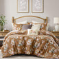 Madison Park Reversible Vintage Floral Comforter Set, 7PC King Bedding Set