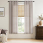 Nanspring Linen Kitchen Window Curtains Over Sink for Cafe 36x36 Inch Cream