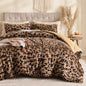 Smoofy Fluffy Queen Size Comforter 3 PCS - Pink Fleece Bedding Set