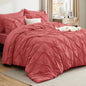 Bedsure 7-Piece King Size Comforter Set & Sheets, Grey King Bedding