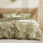 Bedsure Sage Green Queen Comforter Set, Floral Bedding Sets, 7 Piece