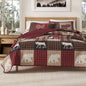 Great Bay Home Lodge Quilt Set - 3-Piece Full/Queen Size Rustic Bedding Set - Lightweight, All-Season, Reversible Bedspread (Lodge Trees)