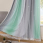 XiDi Curtains for Girls Bedroom Decor, Rainbow Blackout Curtains for Kids/Little Girl Room Decor, Unicorn Wall Decals,Pink Purple Green,63 x 34 inches,1 Panel