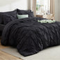 Bedsure 7-Piece Queen Bedding Comforter Set & Sheet Set, Grey Bed in a Bag