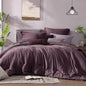 Monbix Queen Comforter Set 7 Pieces Cationic Green Bed in a Bag