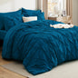 Bedsure 7-Piece King Size Comforter Set & Sheets, Olive Green King Bedding
