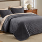Bedsure Quilts Queen Size - Lightweight Comforter Queen Size for Summer, Bright White Bedspread Quilt with Clover Pattern, Soft Ultrasonic Coverlet, Modern All-Season Bedding, 90 x 96 Inches