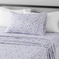 Amazon Basics Lightweight Super Soft Easy Care Breathable Microfiber 4 Piece Bed Sheets Set with 14-Inch Deep Pockets, Full, Navy Blue, Solid