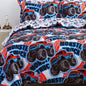 Viviland Kids Twin Bedding Sets, Boys Comforter, Cow Print