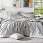 Monbix King Size Comforter Set Olive Green 7 Pieces Bed in a Bag