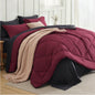 Bedsure Queen Bed in a Bag Reversible Bed Set 7 Pieces Grey/Light Grey