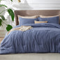 Bedsure Queen Size Comforter Sets, Beige Cationic Dyed Bedding Set 3 Pcs