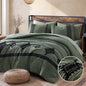MaiRêve Embroidery Queen Comforter Set 7 Pieces Burnt Orange Bed in a Bag
