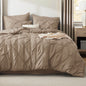 Bedsure 7-Piece King Size Comforter Set & Sheets, Grey King Bedding