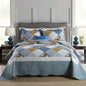 Travan 3-Piece Quilt Set Quilted Bedspread Lightweight Coverlet Set Garden Style Floral Printed Oversized Quilted Bedding Set with Shams for All Season, Exquisite, King Size
