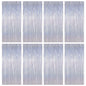 2 Pack Glitter Pink Backdrop, 3.28 FT x 7.05 FT Birthday Party Decorations, Laser Pink Fringe Curtains Foil Streamer Tinsel, Pink Curtains Photo Backdrop Happy Birthday Valentines Day Backdrop