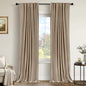 Inovaday | Blackout Curtains- 2pcs Linen Curtains for Bedroom & Living Room – Rod Pocket & Back Tab,Light Blocking Window Curtains for Apartment, Back To School,Renter-Friendly/Dorm Essentials,Home Textile