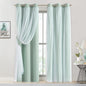 European Luxury Nordic Princess Style Double Layer Sheer Curtain, Elegant Bedroom Living Room Balcony Drapes, 1pc Cloth Window Covering, Home Textile, Home Decoration Curtain, Home Decorative Curtain